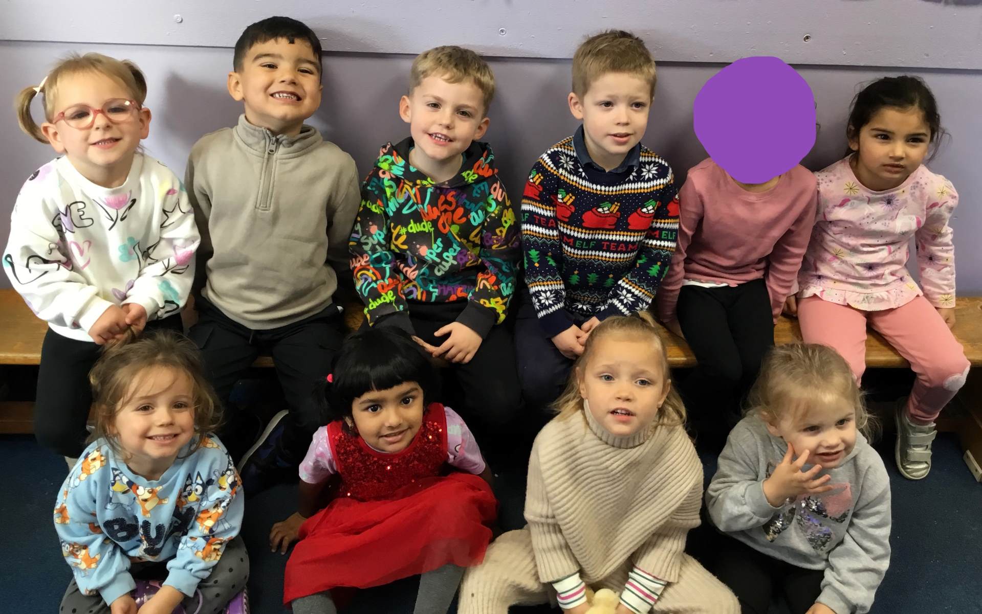 In Nursery, we are the Clever Caterpillars